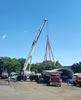 88,000# concrete dock swap on trailers - W, Nyack, NY